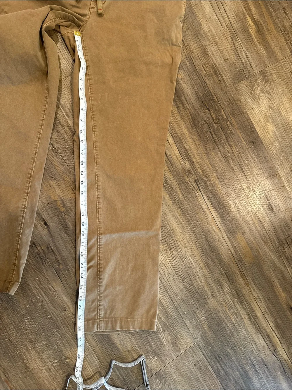 NWT Orvis Pull On Drawstring Khaki Ankle Pants Sz M Outdoor Casual Fishing